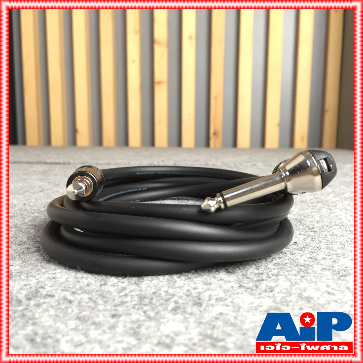 สายสัญญาณกีต้าร์ JSL079 หัวตรง+งอ 3เมตร DYNACOM สายชีลด์กีต้าร์ ROCK JSL079 เข้าหัว เข้าหัวโฟน PHONE MONO 1/4 อย่างดี