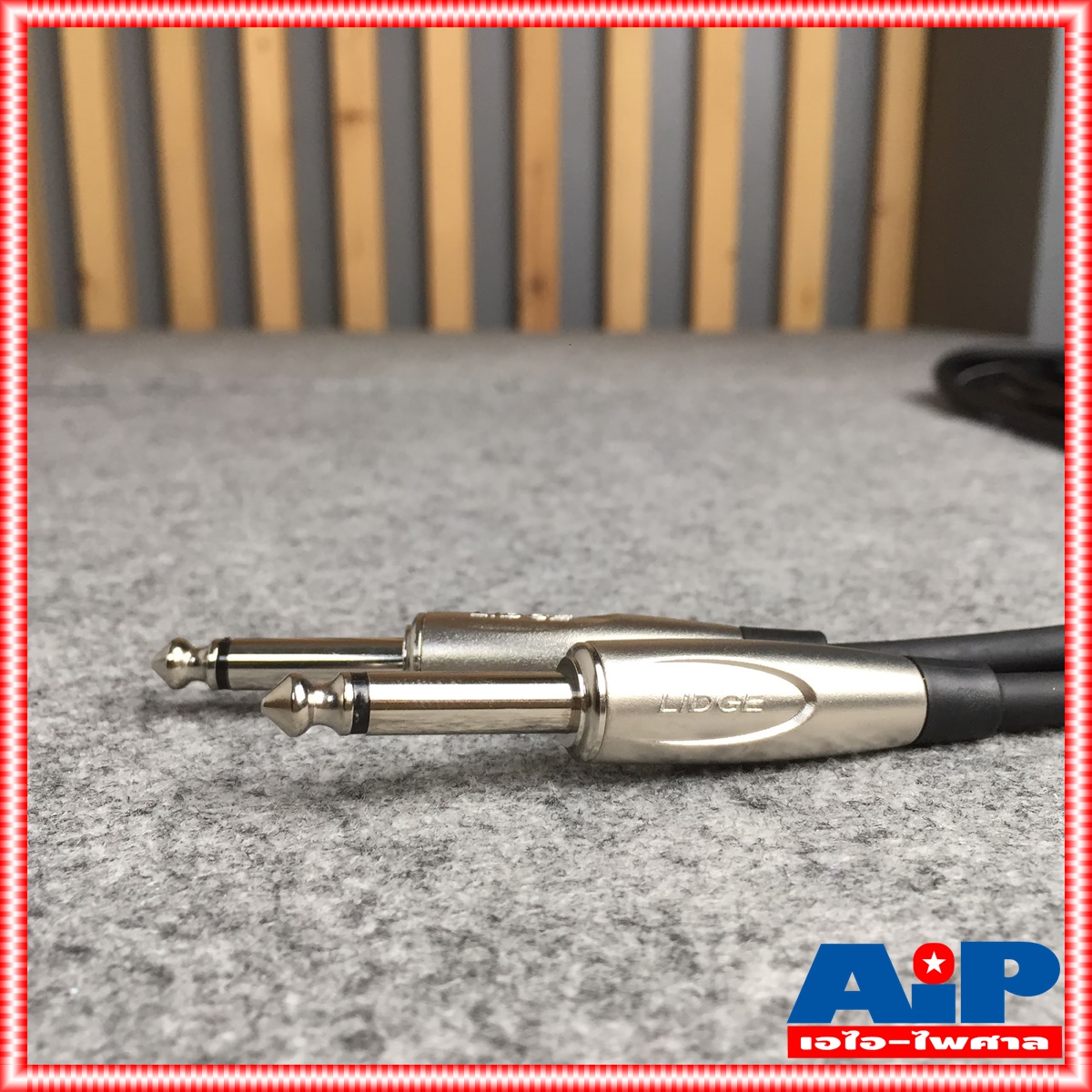 5เมตร สายสัญญาณ ปลั๊กโฟนโมโน 1/4 หัวท้าย LIDGE YM-393A สาย PHONE MONO YM393A หัว-ท้าย เอไอ-ไพศาล