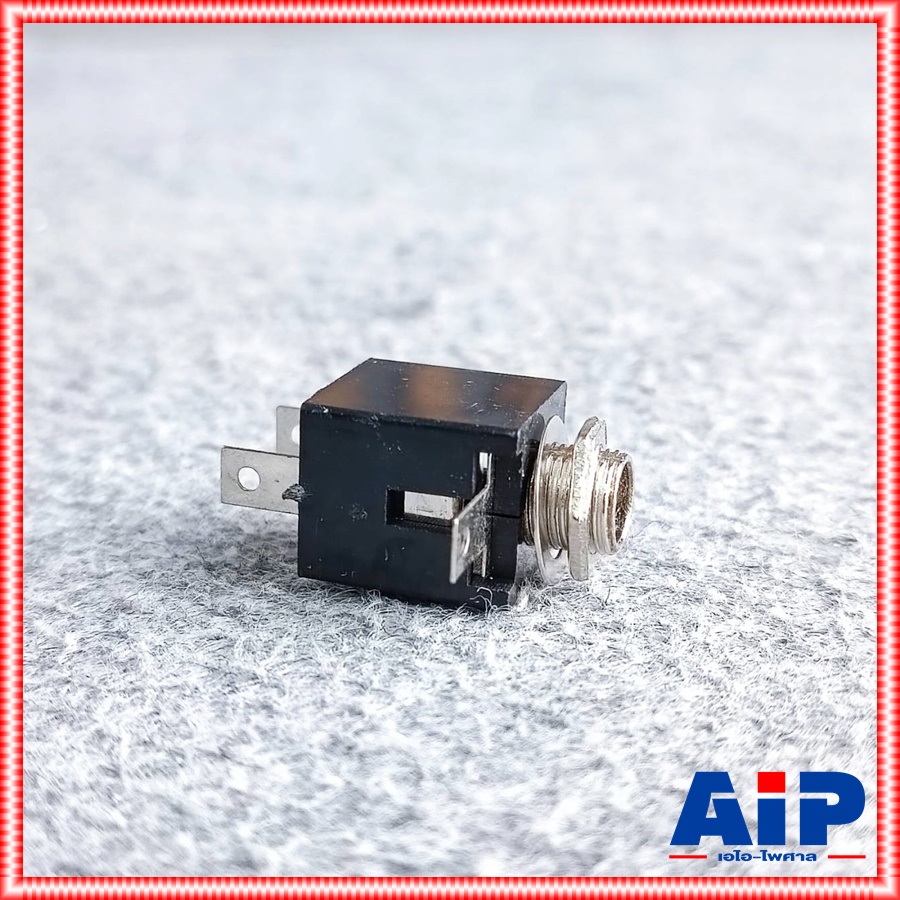 แจ็คไมค์ST ติดแท่นแบบเปิด เหลียมสั้น 912MS06 แจ็คไมค์สเตอริโอตัวเมีย แจ็คไมค์ติดแท่น เอไอ-ไพศาล