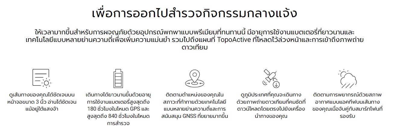 Garmin GPSMAP 67 รุ่นศูนย์ไทย เมนูไทย