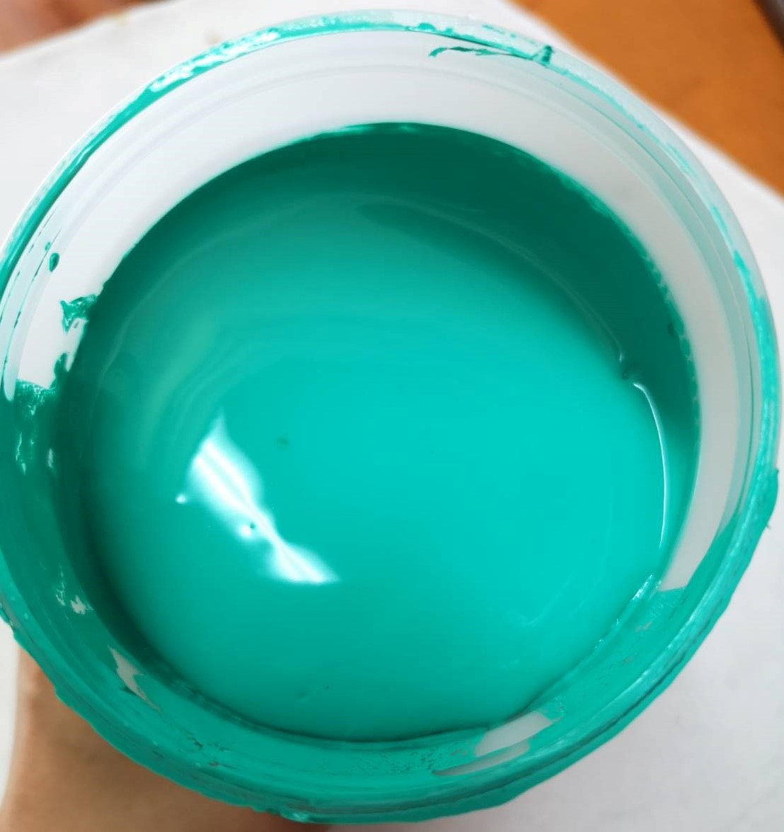 สียางเขียวมิ้น