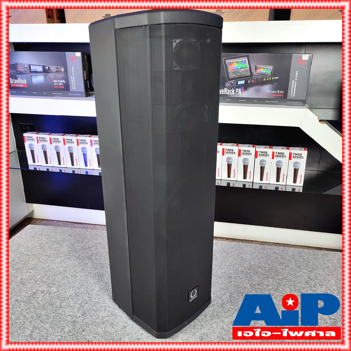 Turbosound iNSPIRE IP300 ตู้ลำโพง 600 Watt Powered Column Loudspeaker Turbo sound IP 300 IP-300 ตู้ลำโพง ACTIVE speaker +++
