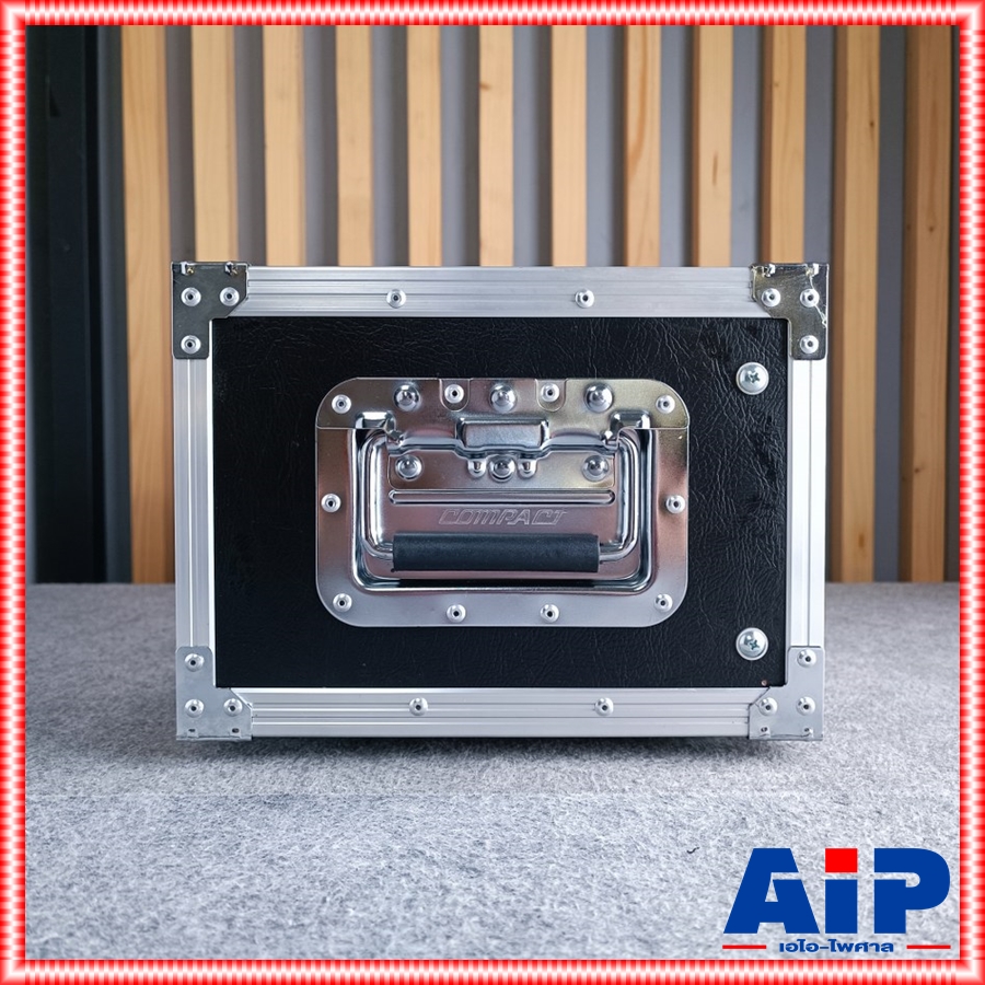 สีดำ RACK BL-4 สีดำ เปลือยหน้า-หลัง ลึก11นิ้ว แร็คใส่เครื่องเสียง COMPACT ไม่มีฝาปิด คอมแพ็ค BL 4 BL4 เอไอ-ไพศาล