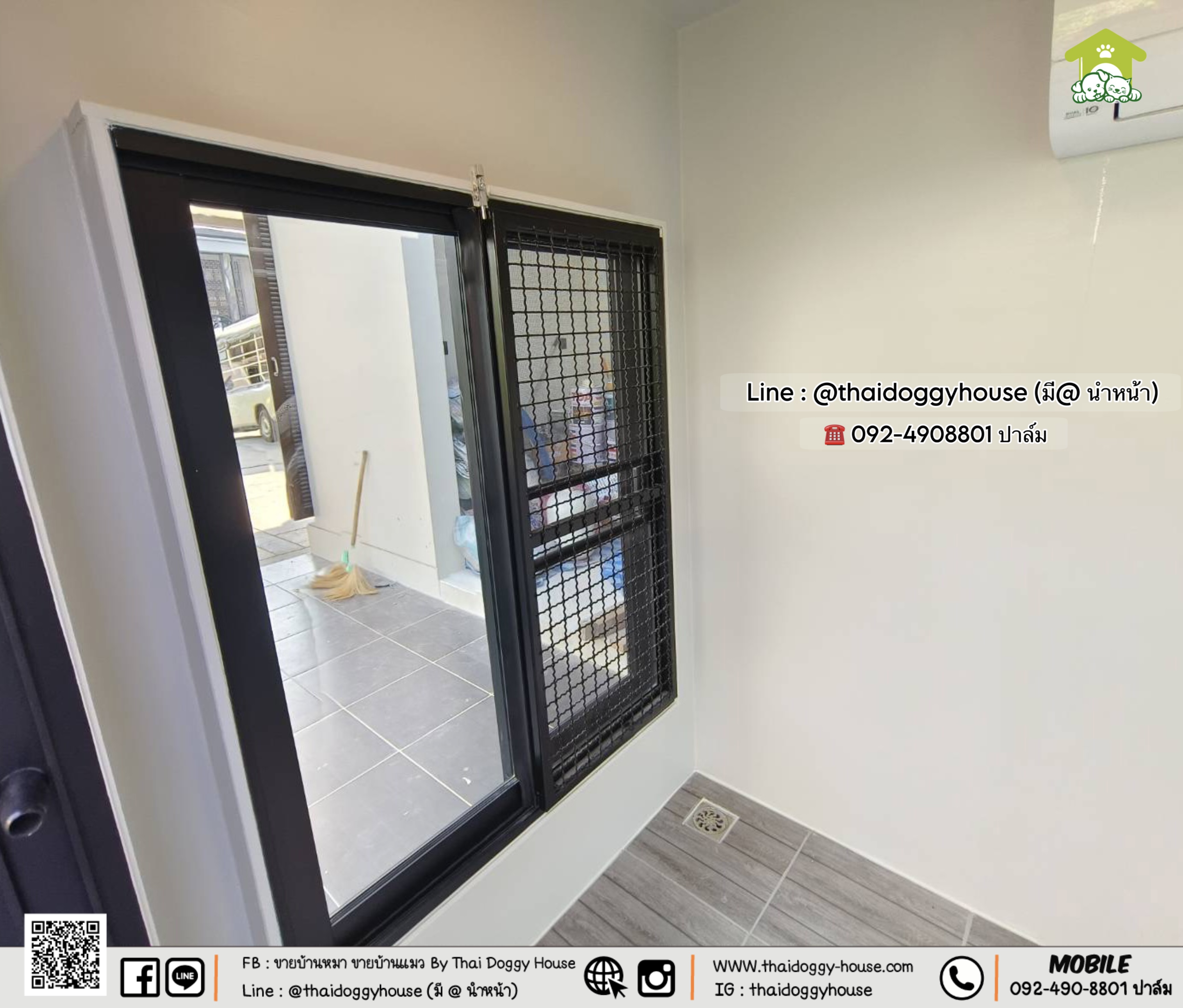 บ้านหมา บ้านแมว บ้านสัตว์เลี้ยง 𝗧𝗵𝗮𝗶 𝗱𝗼𝗴𝗴𝘆 𝗵𝗼𝘂𝘀𝗲 แบบบ้าน 𝗠𝗼𝗱𝗲𝗿𝗻