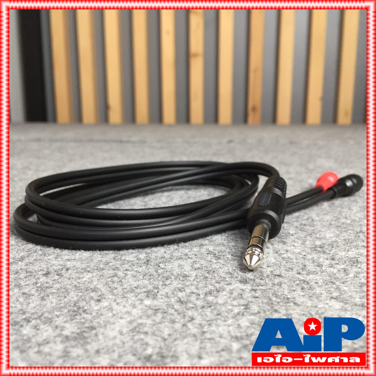 1.5เมตร DYNACOM J015 สาย P.MIC ST - P.RCAx2 ความยาว 1.5เมตร ไดน่าคอม สาย ปลั๊ก PHONE สเตอริโอ ออก RCA x2 1.5M สายสัญญาณ