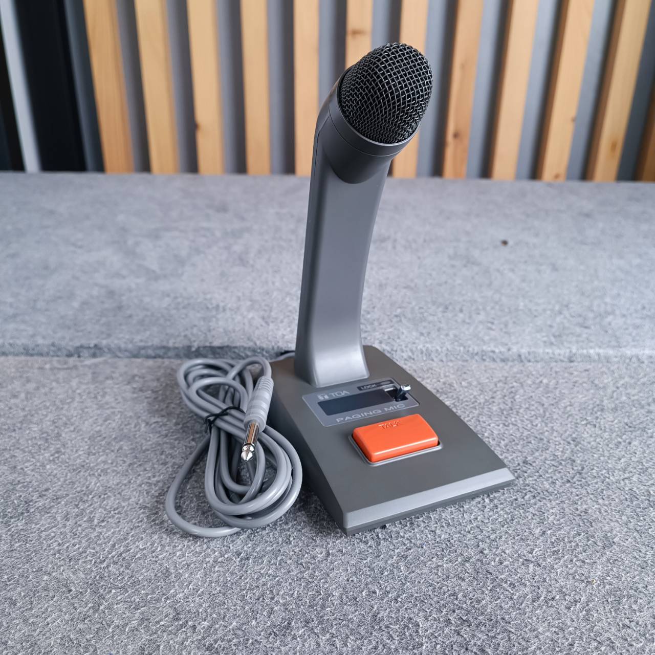 TOA PM-660 ไมค์ตั้งโต๊ะ สำหรับระบบประกาศ ไมโครโฟน ไดนามิก โตอะ TO A PM660 PM 660 เอไอ-ไพศาล