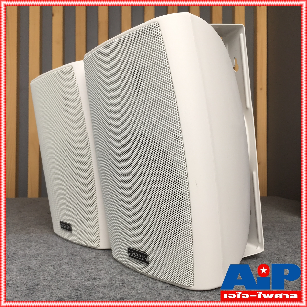1 คู่ สีขาว DECCON sern-5W ตู้ลำโพงแขวน 5นิ้ว sern5W sern 5W ตู้ ลำโพง แขวนผนัง sern-5 เอไอ-ไพศาล