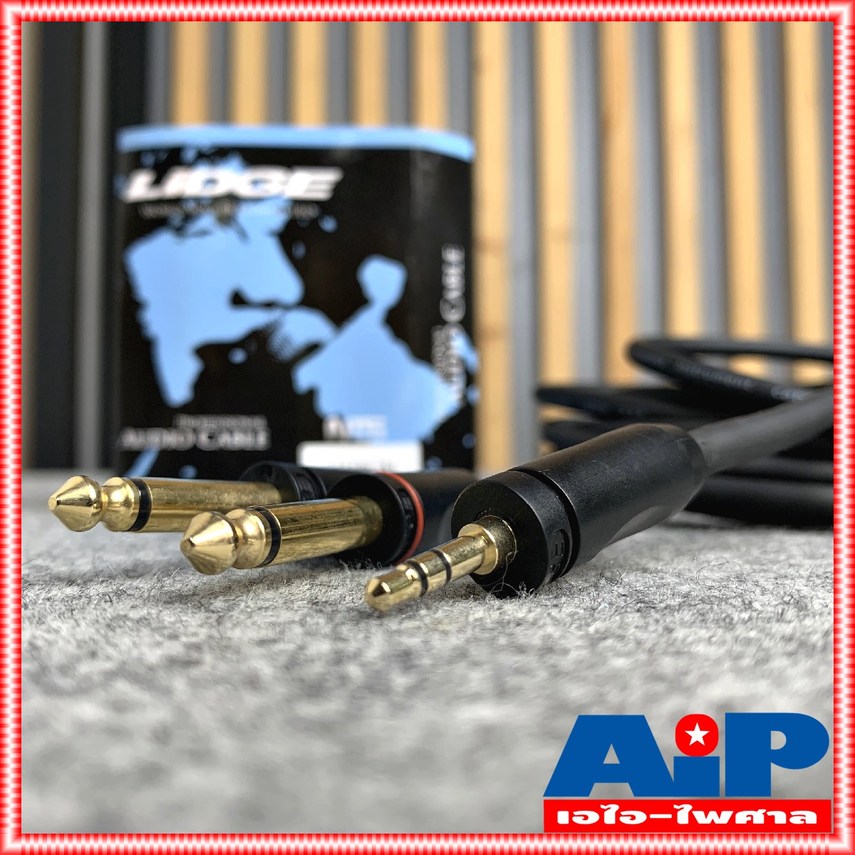 3เมตร LIDGE YM 360 สายP.TR-ST-MICx2 สาย3เมตร YM-360 YM360 สายสัญญาณ TRS โฟนโมโน รุ่น YM-360 ยี่ห้อ NTS สายเสียงจากโน๊ตบุ๊คเข้ามิกเซอร์