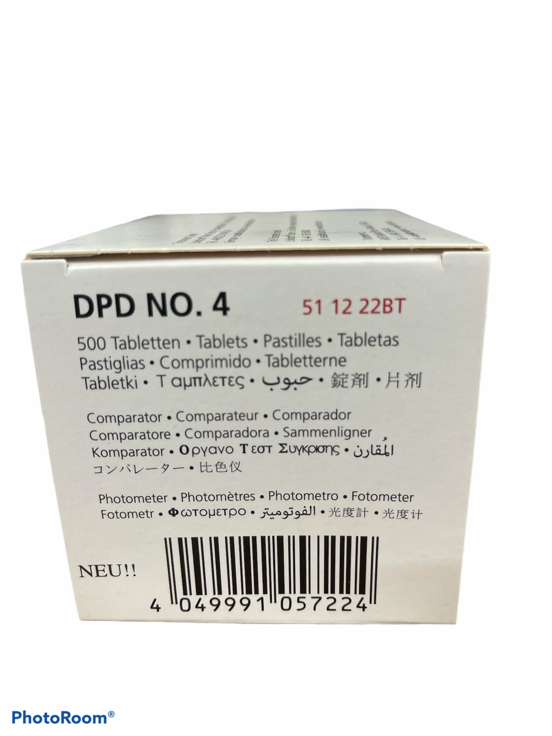 DPD No.4, 500 Tablet/Box
