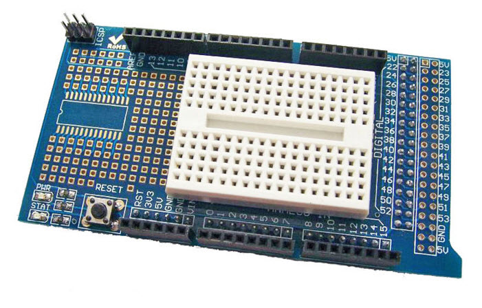 MEGA ProtoShield Mega2560 พร้อม Breadboard SYB-170 Arduino