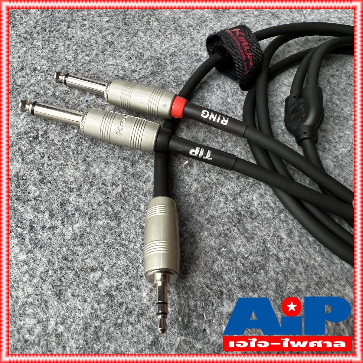 2เมตร KIRLIN Y-362PRL-2M P.TR-ST - MIC X2 สายสัญญาณ คอมเข้ามิกเซอร์ ตวามยาว 2เมตร Y362PRL สาย TR-ST ออก PHONE MONO x2
