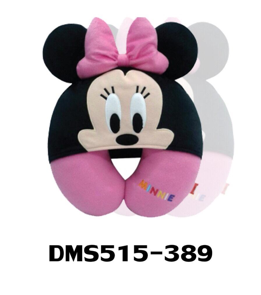 DMS515-389 หมอนรองคอมีหมวกลายมินนี่เม้าส์ ลิขสิทธิ์ถูกต้อง
