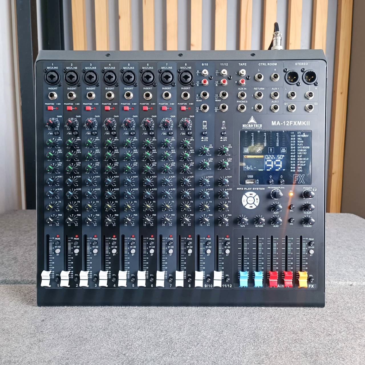 MICROTECH MA-12FX MKII MIXER มิกเซอร์ 12 ช่อง MICRO TECH มิกเซอร์ ไมโครเทค MA12FX MA 12FX เอไอ-ไพศาล