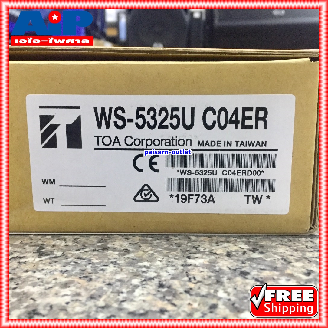 TOA WS-5325U ไมค์ลอยหนีบ ไมค์โครโฟนไร้สายแบบหนีบ คลื่น UHF WS5325U WS 5325 U เอไอ-ไพศาล
