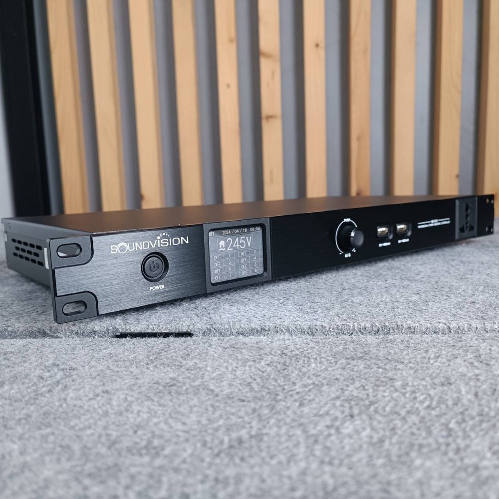 SOUNDVISION SE-812 เครื่องจ่ายไฟ แบบเรียงลำดับ 8 ชาแนล พร้อมหน้า touch screen TFT-LCD 2.2 นิ้ว ปลั๊กไฟใส่ RACK SE 812 SE812 เอไอ-ไพศาล +++