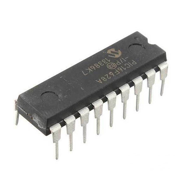 PIC16F628A (DIP18) 8-Bit PIC MCU Flash 3.5KBytes, 224 Bytes RAM 128 Bytes EEPROM, 20MHz