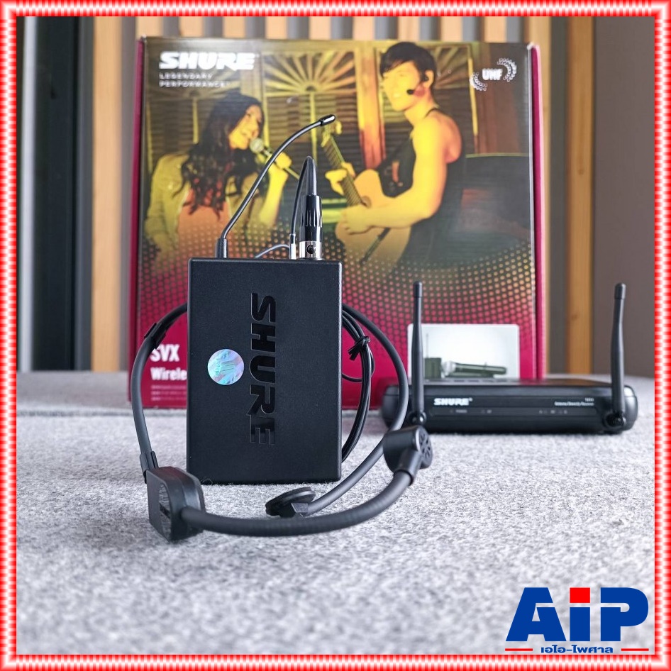 SHURE SVX14TH/PGA31 ไมค์คาดหัว ไมค์ลอย คาดศรีษะเดี่ยว ย่าน UHF SVX 14 TH / PGA 31 SVX 14 TH / PGA 31 เอไอ-ไพศาล +++