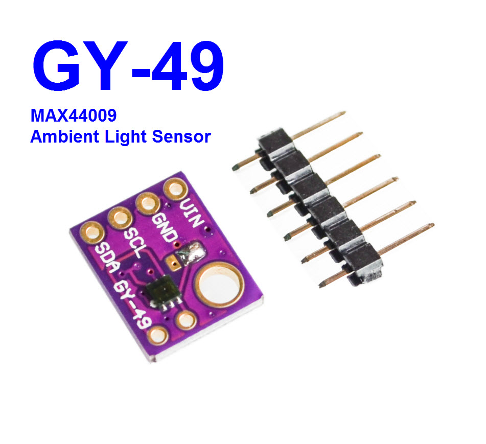 GY-49 MAX44009 Light Sensor 0.045 to 188,000 Lux