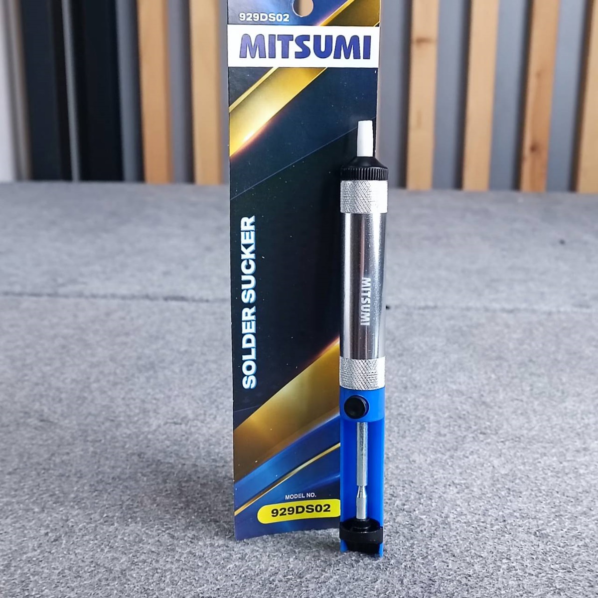MITSUMI ที่ดูดตะกั่วเล็ก DS02 (Pump Desoldering) สำหรับดูดตะกั่วหลอมเหลว ตัวเล็ก รุ่น DS-02 DS 02 ที่ดูดตะกั่ว แบบด้ามจับ เอไอ-ไพศาล