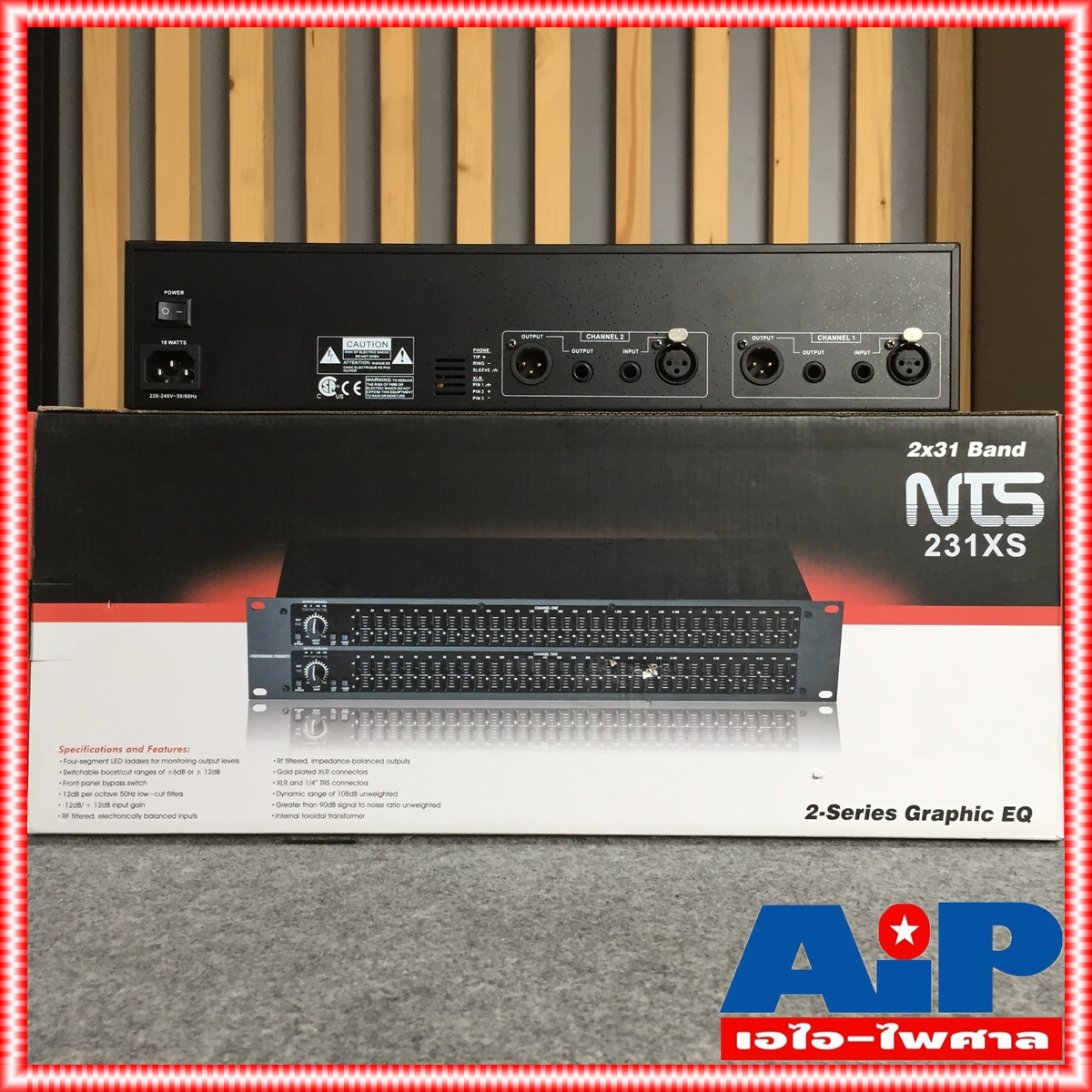 NTS 231XS EQ อีคิว อีคิวปรับเสียง อีคิวแต่งเสียง Eqlizer 231 NTS อีคิวอีควอไลเซอร์31ช่อง เอไอ-ไพศาล NTS เครื่องปรับแต่งสภาพเสียง EQUALIZER 231 XS