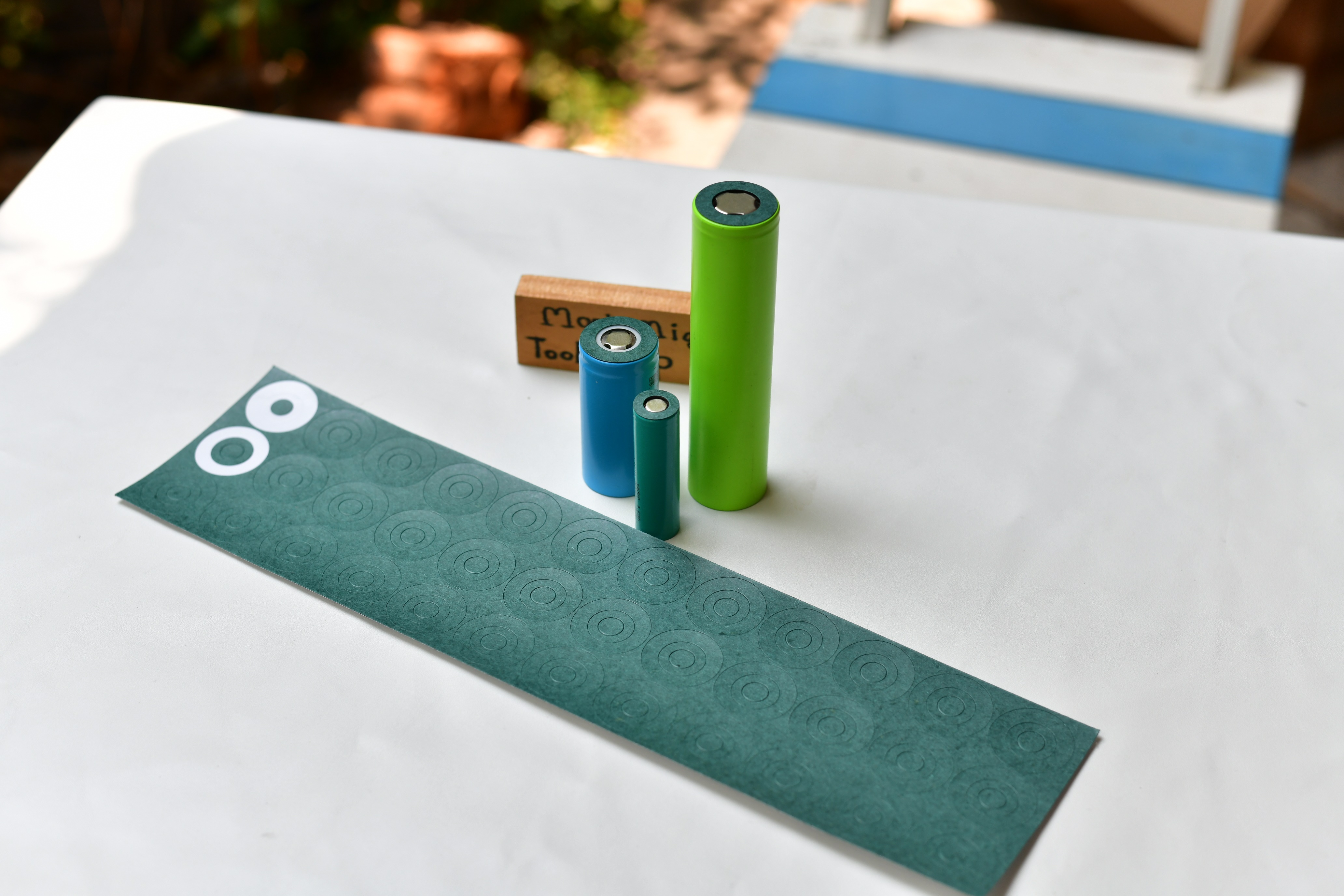 กระดาษบาร์เล่ 32650 กระดาษฉนวนปิดหัวถ่าน Barley Paper ป้องกันลัดวงจร มีกาวในตัว สำหรับ 32650 ราคาต่อ 1 แผ่น