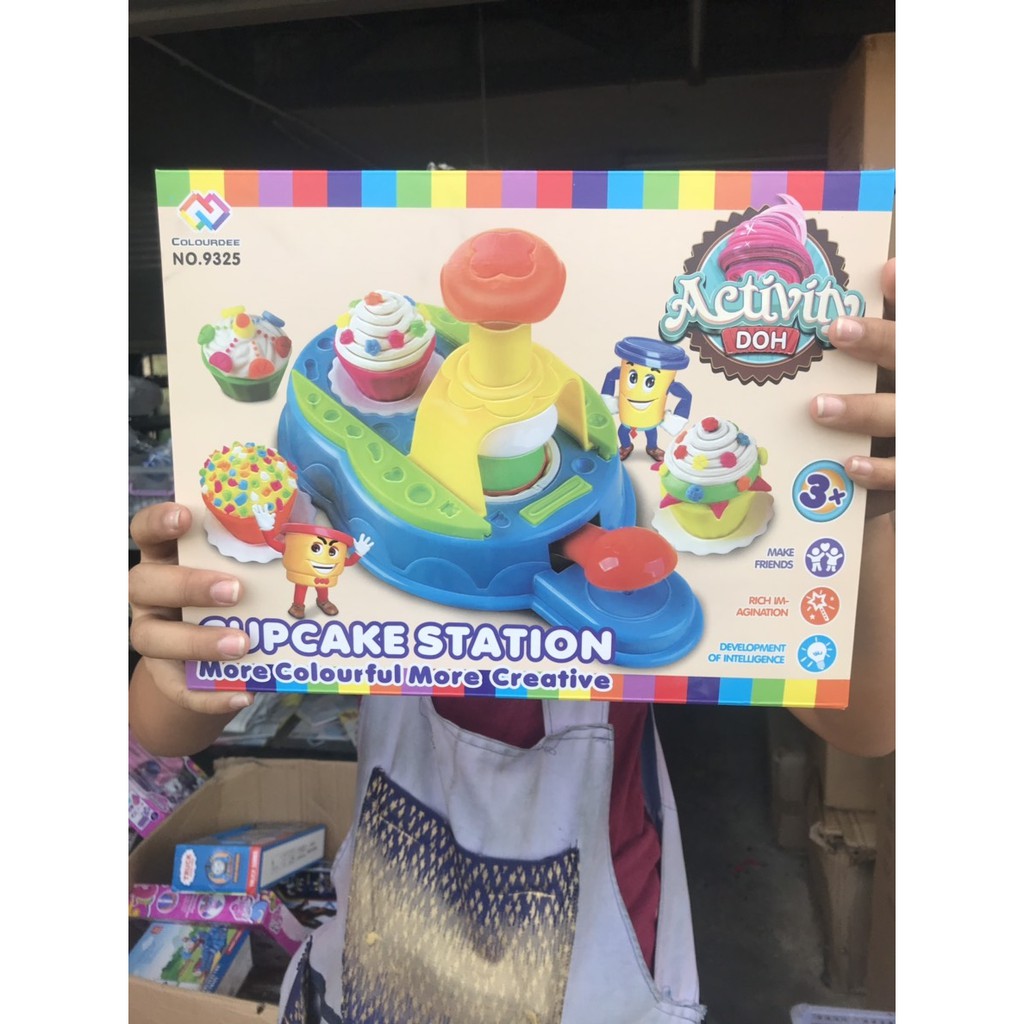 9325 ของเล่นเด็กแป้งโดว์คัพเค้ก กล่องละ