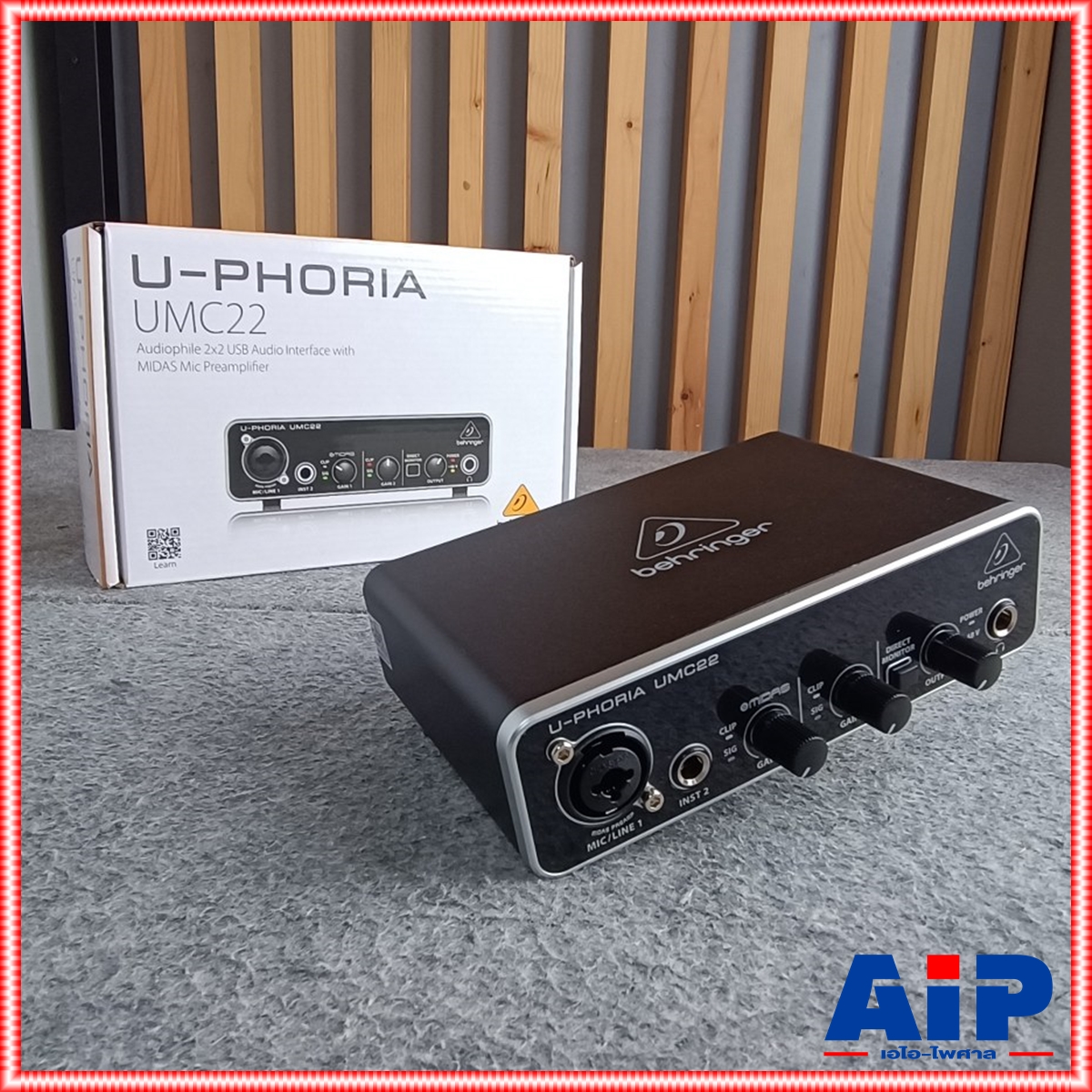 BEHRINGER U-PHORIA UMC22 USB Audio Interface ออดิโอ อินเตอร์เฟส UMC 22 UMC-22 U PHORIA +++