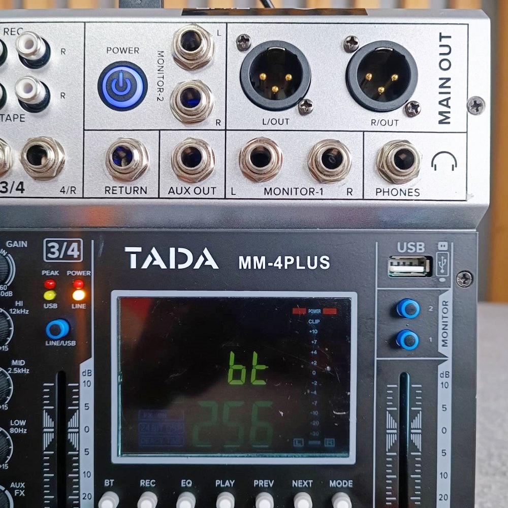 TADA MM-4 PLUS MIXER มิกเซอร์อนาล็อก 4 ช่อง เอฟเฟคแท้ มิกเซอร์ขนาดเล็ก ธาดา MM 4 PLUS MM4 PLUS ta da เอไอ-ไพศาล