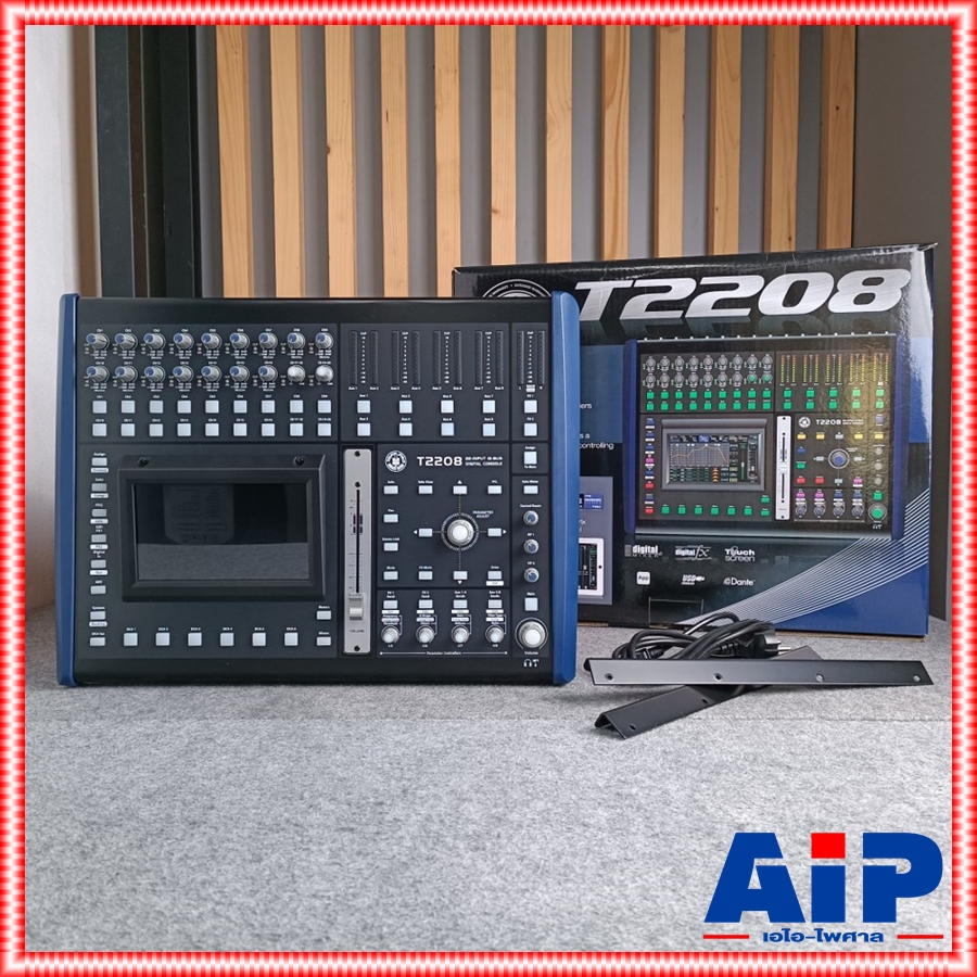TOPPPRO T-2208 มิกซ์ดิจิตอล20CH มิกซ์ดิจิตอล มิกซ์ MIXER MIXERTOPPPRO T 2208 เครื่องปรับแต่งเสียง เครื่องเสียง T2280 เอไอ-ไพศาล