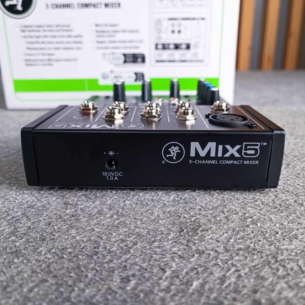 Mackie MIX-5 Mixer มิกเซอร์อนาล็อก ช่องเสียบไมค์ 1 ช่อง มิกเซอร์ MIX 5 MIX5 เอไอ-ไพศาล