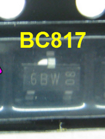BC817-40 6C (SOT-23) Transistor NPN 45V/0.5A,High Current Low Voltage
