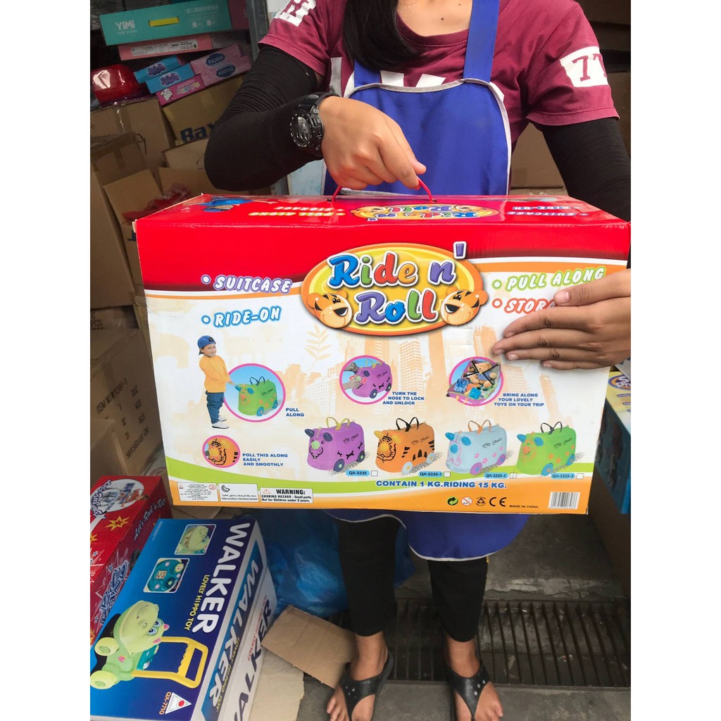 3335-4812 ของใช้เด็กกระเป๋าเดินทางเด็กล้อลากไถขา ชิ้นละ