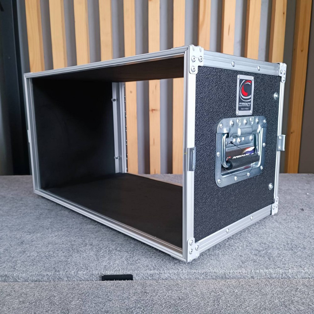 แร็ค COMPACT L 6U RACKไม้หุ้มหนังสีดำ ลึก 11นิ้ว L6U แร็คเครื่องเสียง แร็คไม้ คอมแพ็ค L-6U เอไอ-ไพศาล