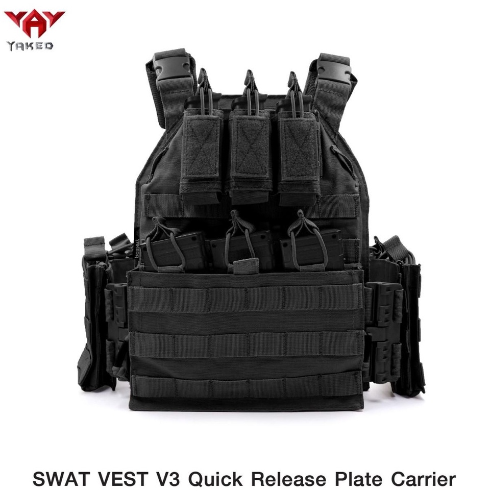 เสื้อเกราะ Swat Vest V3 มาพร้อมระบบปลดไว Quick Release﹝Tactical Vest﹞