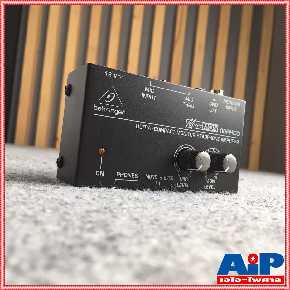 BEHRINGER MA400 Monitor Headphone Amp MA 400 MA-400 เครื่องขยายสัญญาณหูฟัง แอมป์หูฟัง พร้อมอแด๊บเตอร์ในกล่อง เอไอ-ไพศาล +++