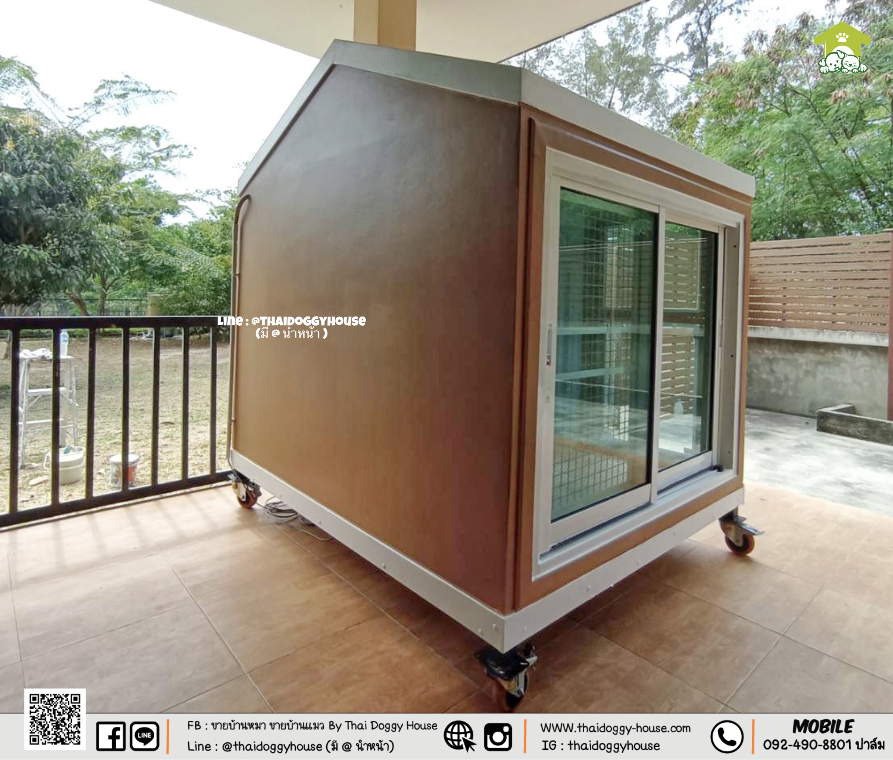 𝗠𝗜𝗡𝗜𝗠𝗔𝗟 𝗦𝗧𝗬𝗟𝗘 " บ้านหมา บ้านแมว ที่เน้นความเรียบง่าย สบายตา พร้อมกับโทนสีที่ลงตัว ไว้มุมไหนของบ้านก็สวยงาม 🐈🦮 #แบบรองรับการติดแอร์