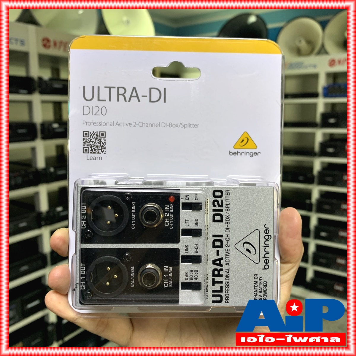 BEHRINGER DI20 ULTRA DI BOX DI 20 Professional Active 2 Channel DI-Box Splitter DI-20 เอไอ-ไพศาล +++