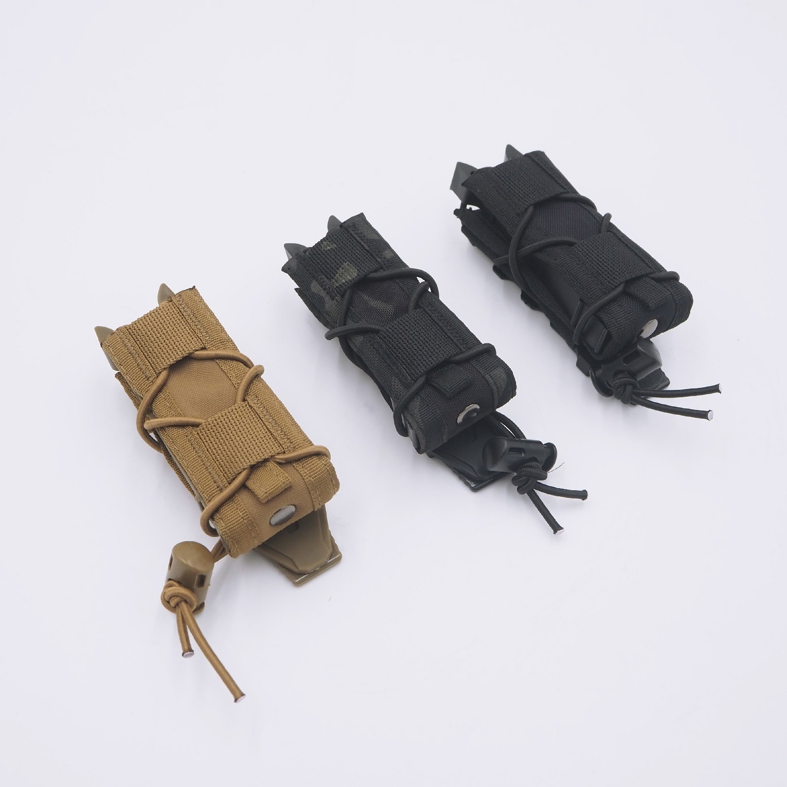 ซองแม็กกาซีนเดี่ยวทรง TACO (Wosport) Tiger Type 9mm Magazine Pouch [ MG-48 ]