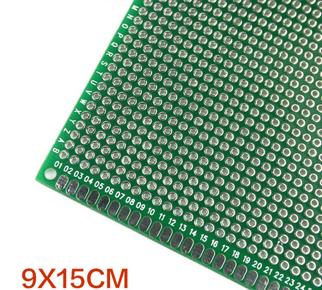 9x15 cm แผ่นปริ๊นอเนกประสงค์ Double Side Prototype PCB diy Universal Printed Circuit Board (PCB)