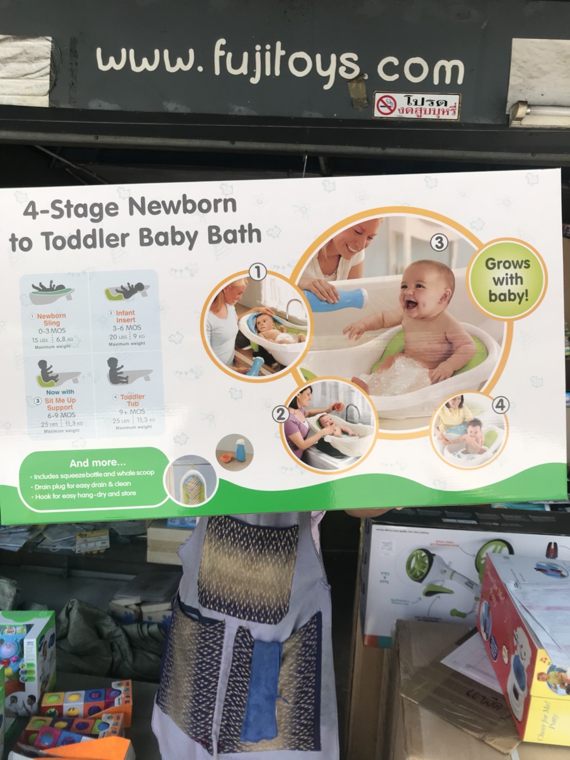 63526 ของใช้เด็กอ่างอาบน้ำเด็ก อ่างน้ำเด็ก กล่องใหญ่มาก ปลีกชิ้นละ