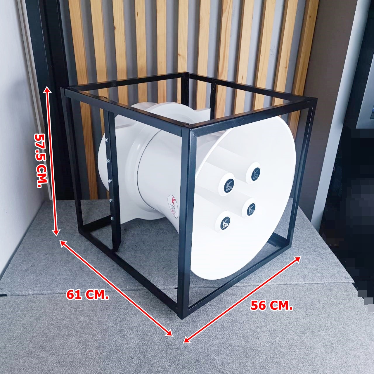 K.POWER ABS21 4x4 21นิ้ว ปากฮอร์น4ยูนิต 4แกน มีโครงเหล็กล้อมรอบ 4x4 (ABS) (ไม่รวมยูนิต) เอไอ-ไพศาล