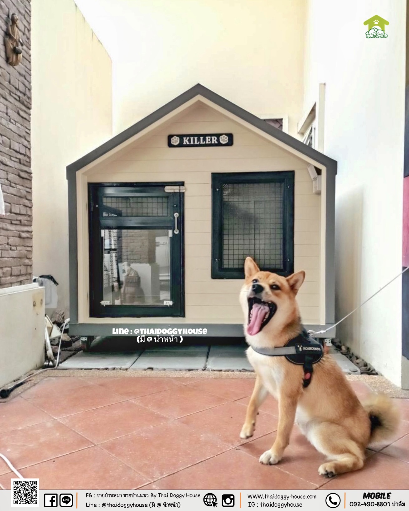 บ้านหมา บ้านแมว "𝐍𝐎𝐑𝐃𝐈𝐂 𝐒𝐓𝐘𝐋𝐄 𝐁𝐘 𝐓𝐇𝐀𝐈 𝐃𝐎𝐆𝐆𝐘 𝐇𝐎𝐔&#x