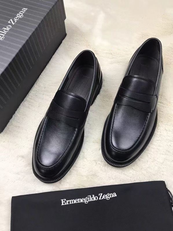 **do** รองเท้าหนัง Zegna Siena Flex Shoes ของผู้ชาย สินค้าใหม่ ของแท้