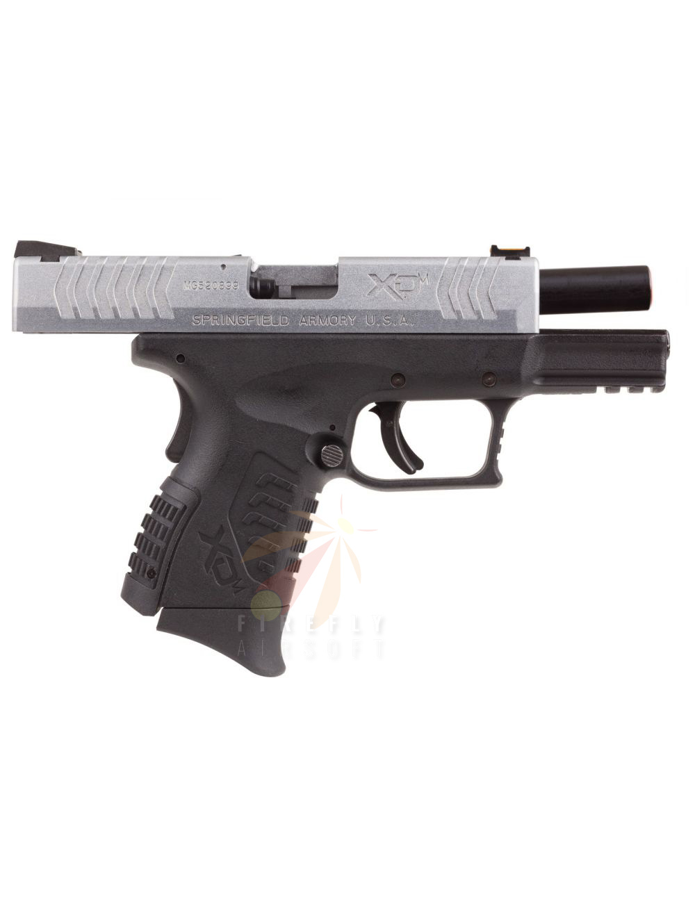 WE XDM 3.8 COMPACT GBB AIRSOFT PISTOL-BLK/SV