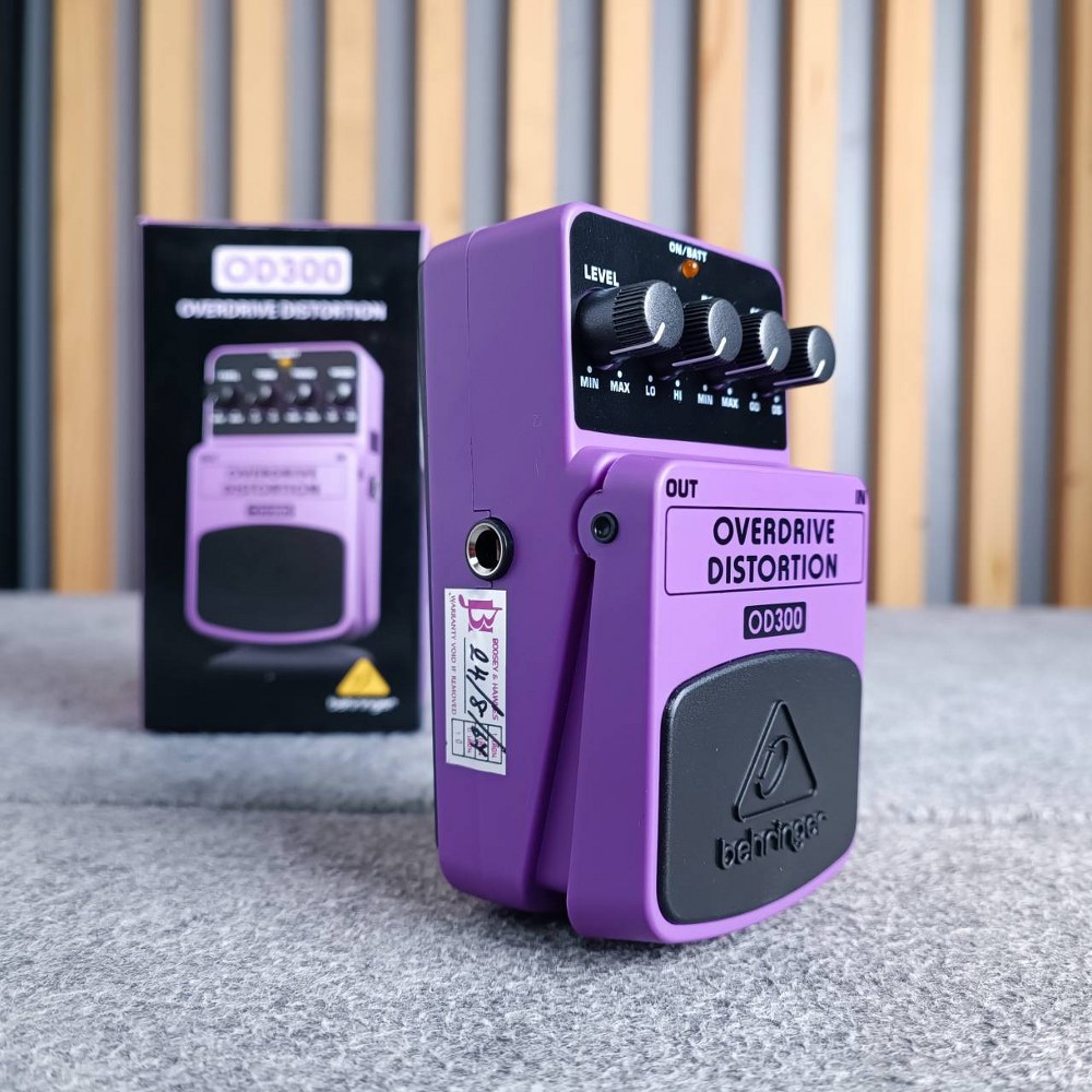 BEHRINGER OD-300 เอฟเฟคกีต้าร์ Overdrive and Distortion เอฟเฟ็คกีตาร์ที่ให้เสียงแบบOverdrive Distortion เบริงเจอร์ OD 300 OD300 เอไอ-ไพศาล