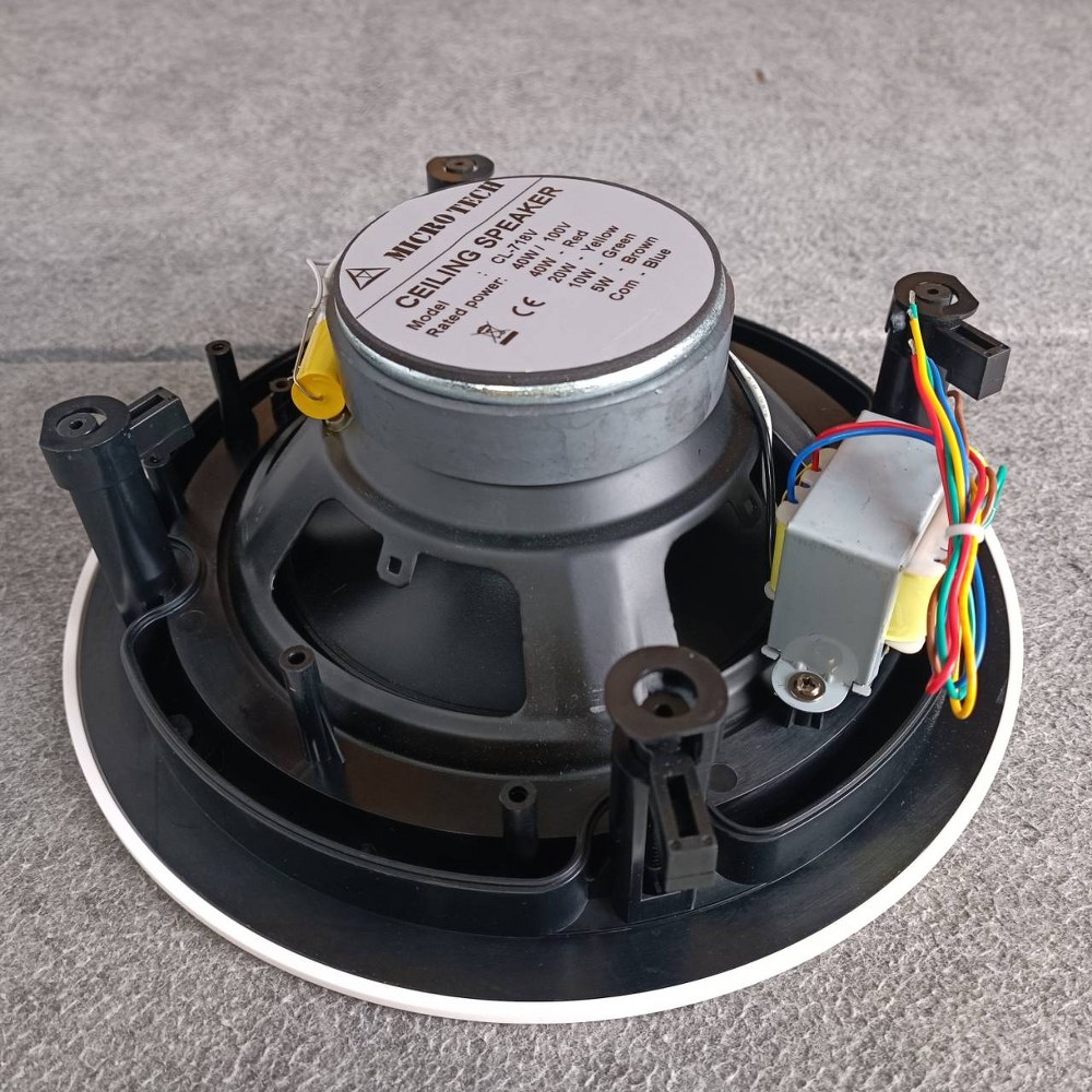 MICROTECH CL-718V ลำโพงฝังฝ้า 2ทาง ลำโพง ลำโพงติดผนัง ฝังเพดาน ลำโพงติดเพดาน ลำโพงติดฝ้า FL-60 FL-60 เอไอ-ไพศาล