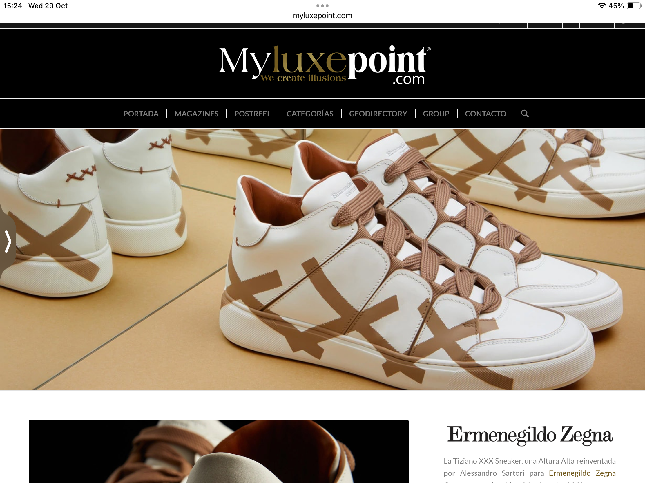 **do**รองเท้าผู้ชาย Zegna Leather Tiziano Sneakers บู้ทสั้น มี 2 สี สินค้าใหม่ ของแท้