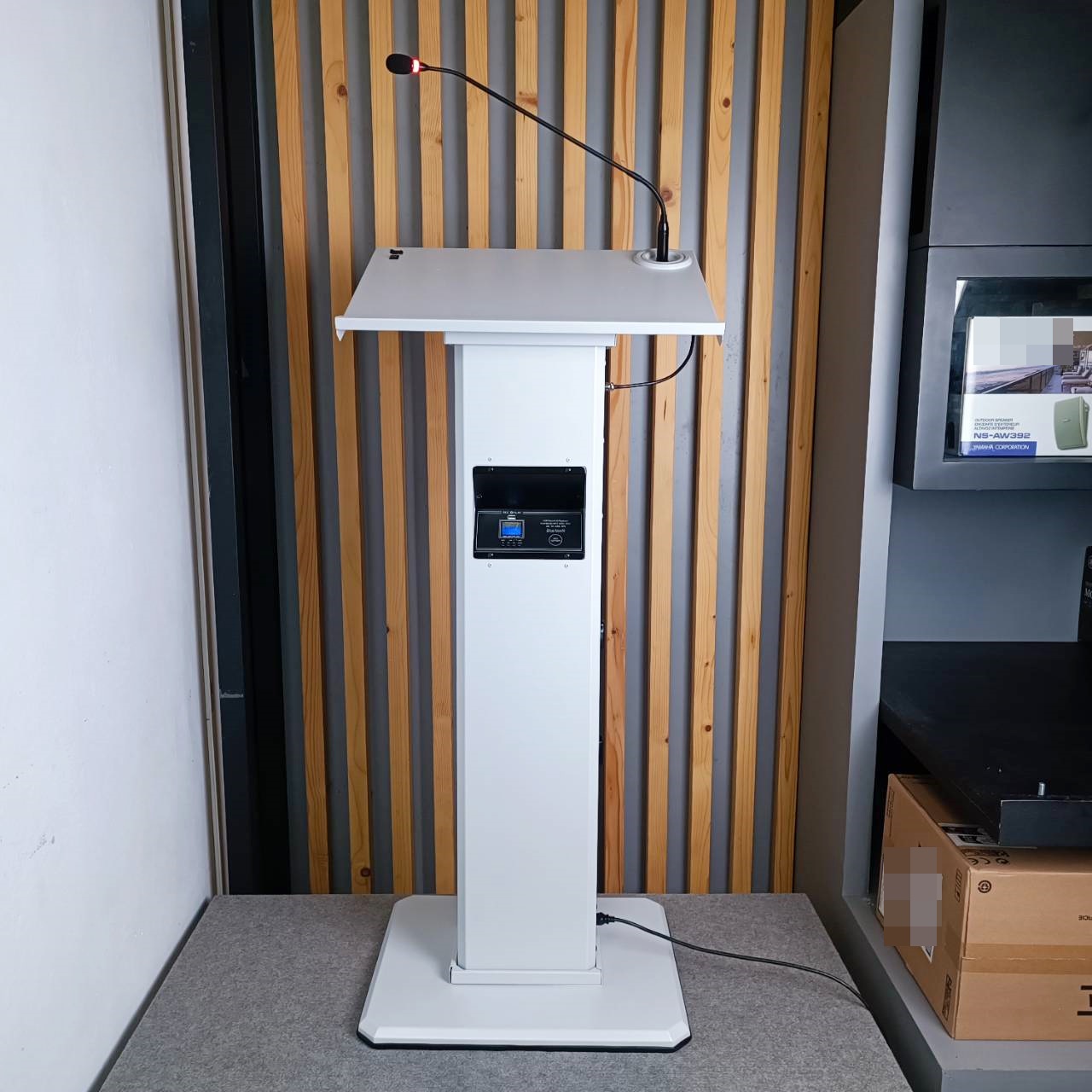 NPE PD-206M PODIUM AMPLIFIER ใช้สำหรับการประชุม บรรยาย พร้อมลำโพงในตัว PD206M PD 206 M เอไอ-ไพศาล