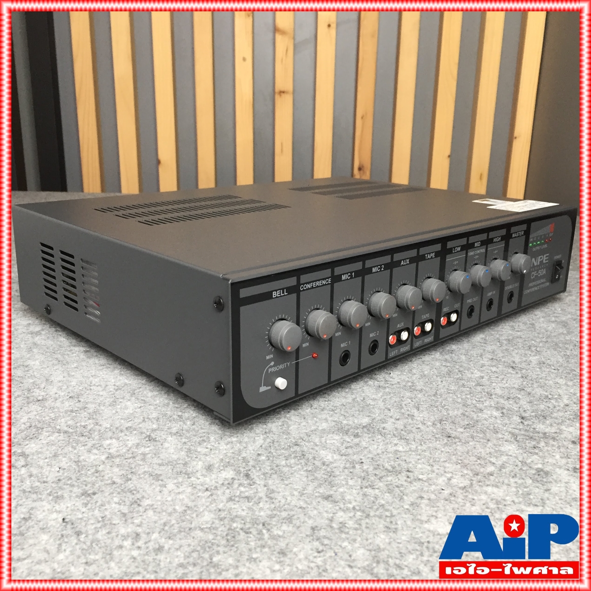 NPE CF-50A แอมป์ชุดไมค์ประชุม เครื่องเสียงห้องประชุม เครื่องเสียงไมค์ประชุม CF50A แอมป์ขยายไมค์ประชุม แอมป์ CF 50A