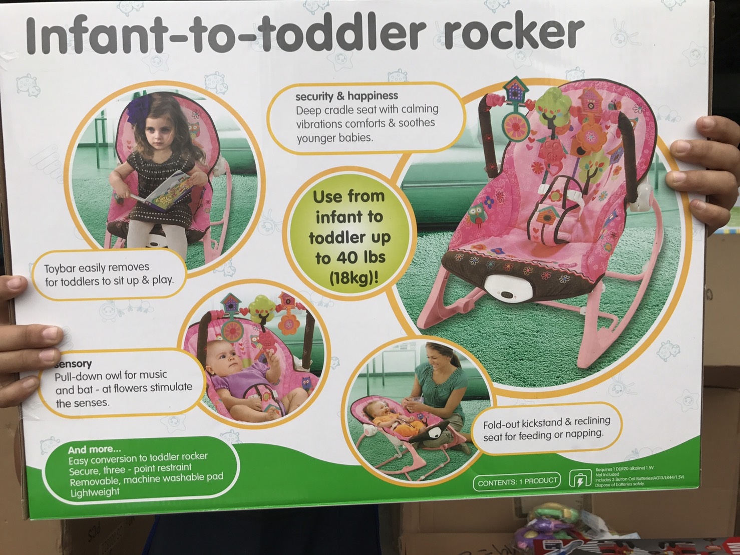 63532 ของใช้เด็กเปลโยกเยก เปลเด็กสั่นเสียง เปลของเด็กงานดี ปลีกชิ้นละ